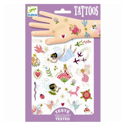 Tattoos, Metallic - Fairies