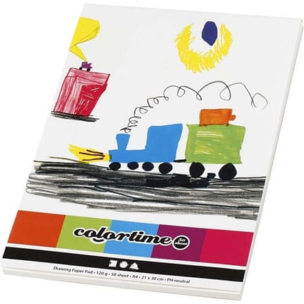 Drawing Pad A4 / 120 gr. - White, 50 Sheets