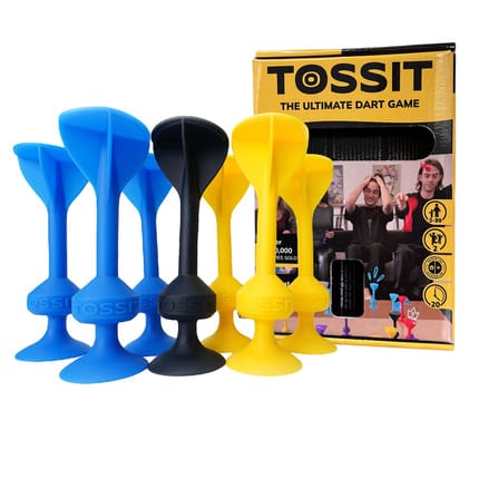 TOSSIT Suction Cup Dats - Starter Pack, Pink/Blue
