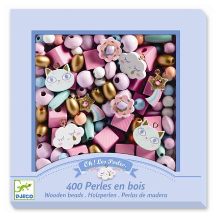 Wooden Beads - Rainbow, 400 pcs