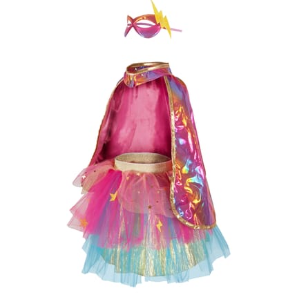 Superheroine Costume - Pink, 4-6 yrs