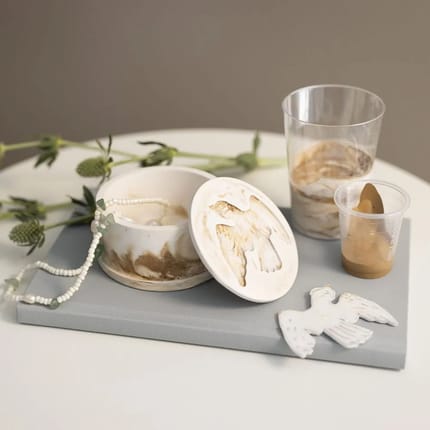 Resin Casting - Jar with Lid, 1 pc
