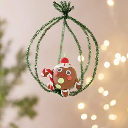 DIY Christmas Ornament - Gingerbread Figure