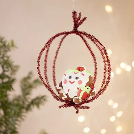 DIY Christmas Ornament - Gingerbread Heart