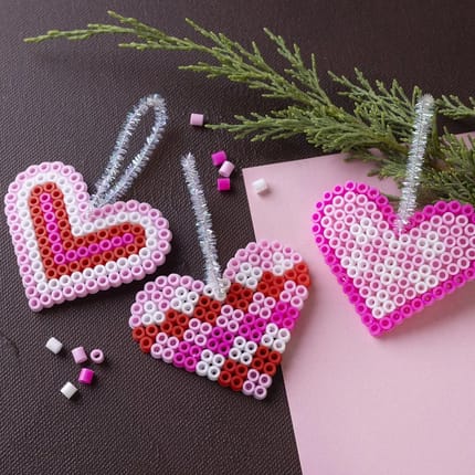 Craft Kit - Fuse Bead Hearts