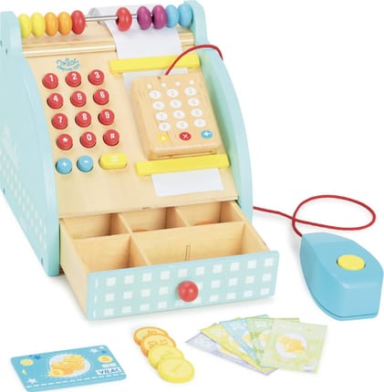 Wooden Cash Register, 25 pcs