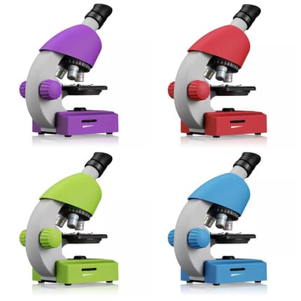 Kids & Junior Microscope with LED, 40x-640x