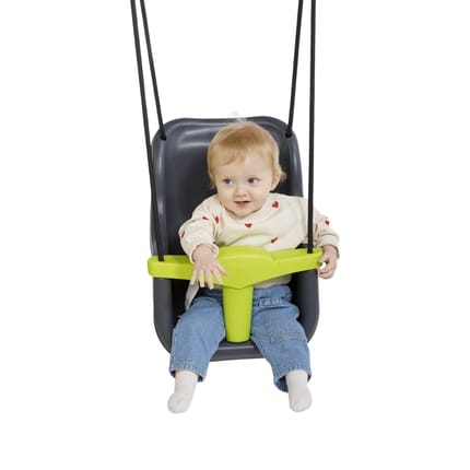 Baby Swing - Anthracite/Lime (Black Rope)
