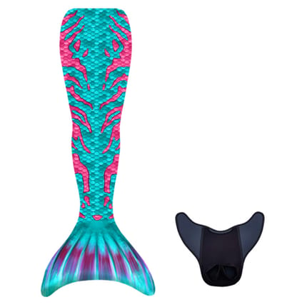 Mermaid Tail + Monofin - Aruba (XS + S)