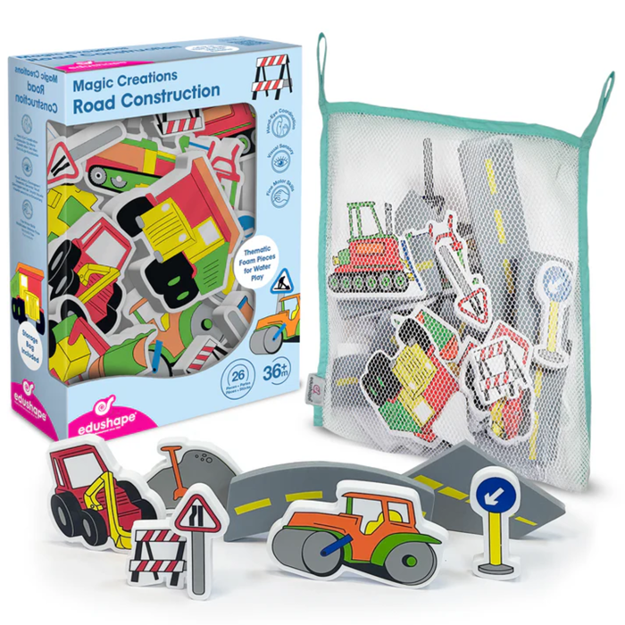 Road Construction Foam Pieces, 26 pcs