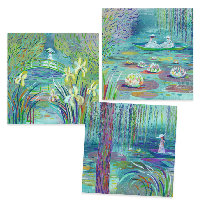 Pastel Painting Kit, Claude Monet Style