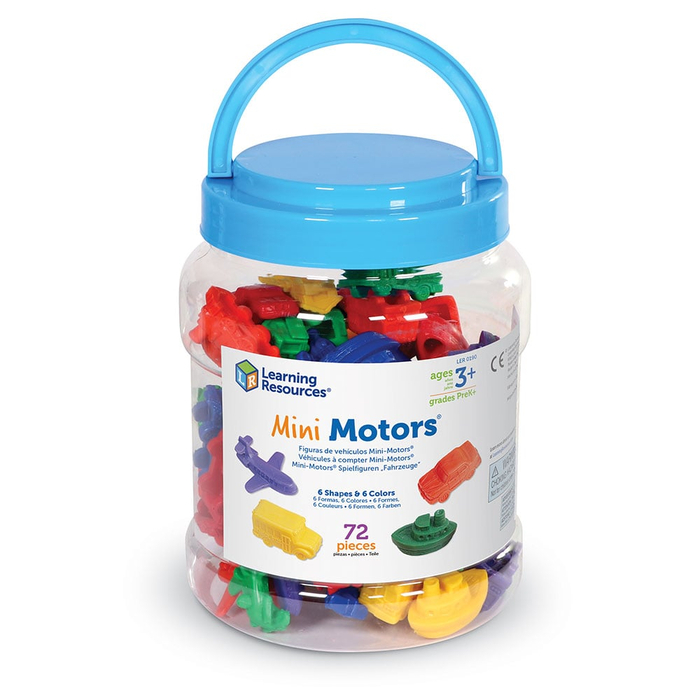 Count & Sort - Mini Motors Counters, 72 pcs