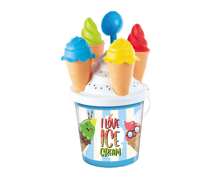 Sand Play - Bucket Set with Ice Cream Cones