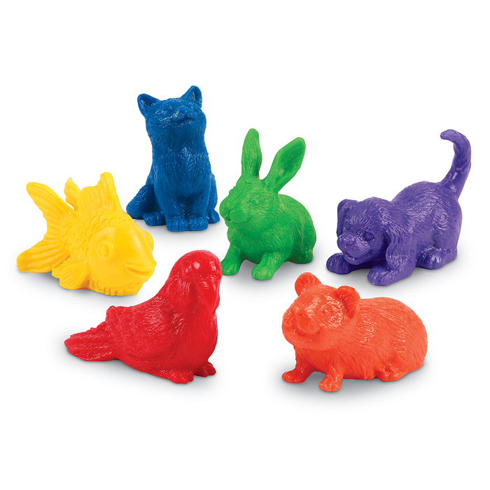 Count & Sort - Pet Counters, 72 pcs