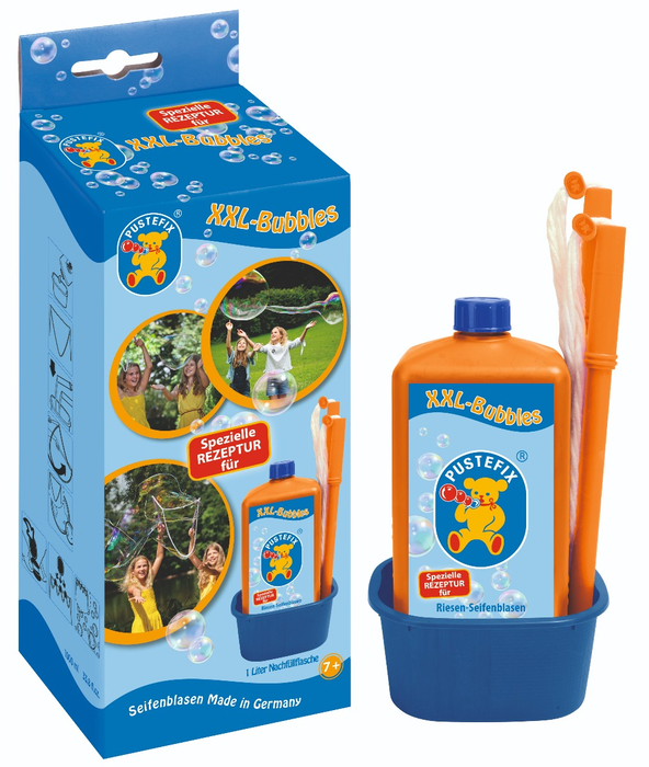 Rope Bubble Wand for XXL Bubbles + 1000 ml Bottle
