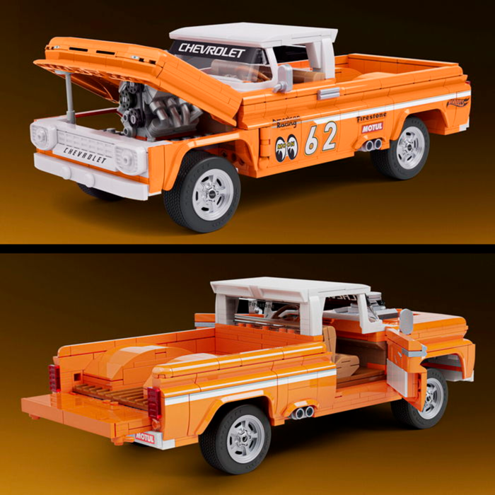 Brick Shop - '62 Chevy Pickup, 858 pcs