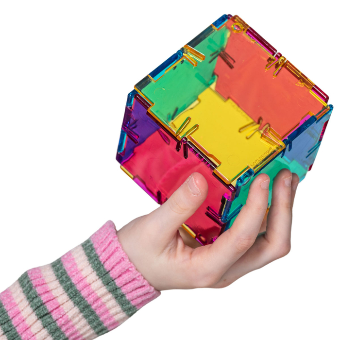 Polydron Construction Set - Crystal, 48 pcs