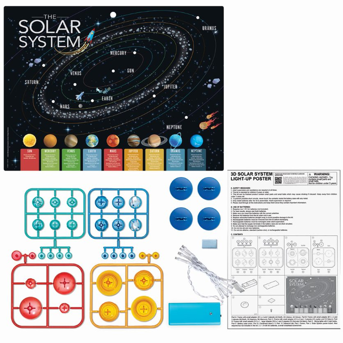 Make a 3D Solar System Light-Up Poster