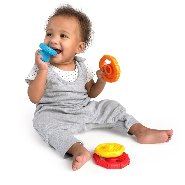Baby Einstein - Stack & Teethe Toy with Textures