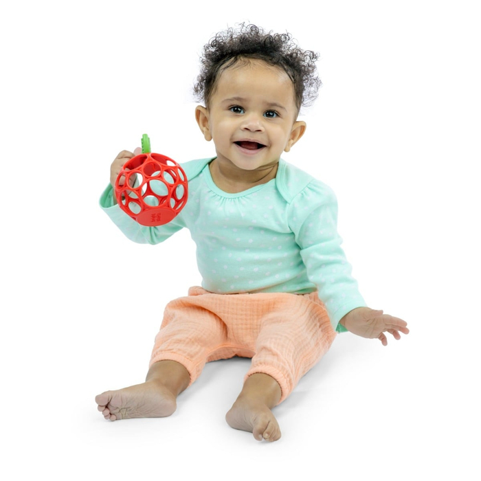 Oball - Hold My Own Teether Toy - Apple