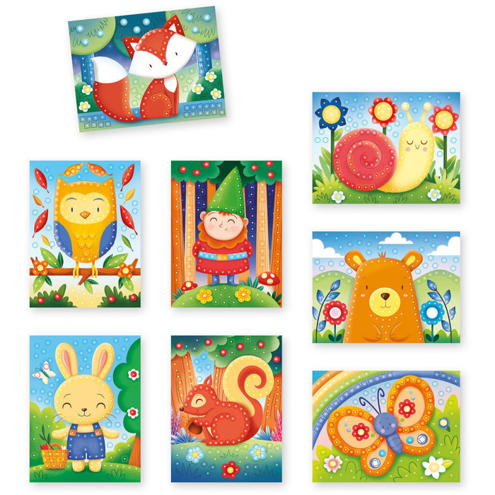 Mosaic Pegboard - Forest, 300 pcs