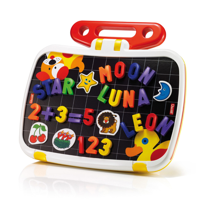 2-in-1 Magnetic Board with Letters & Numbers