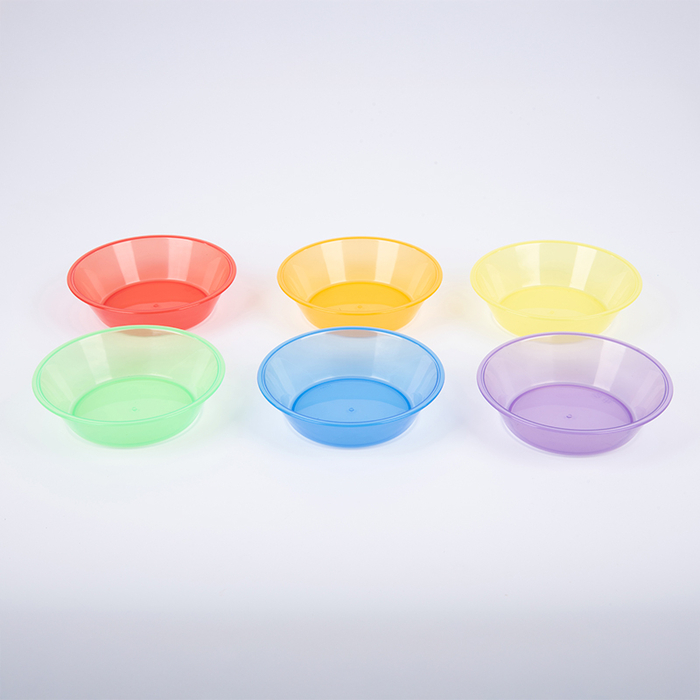 Translucent Colour Sorting Bowls, 6 pcs