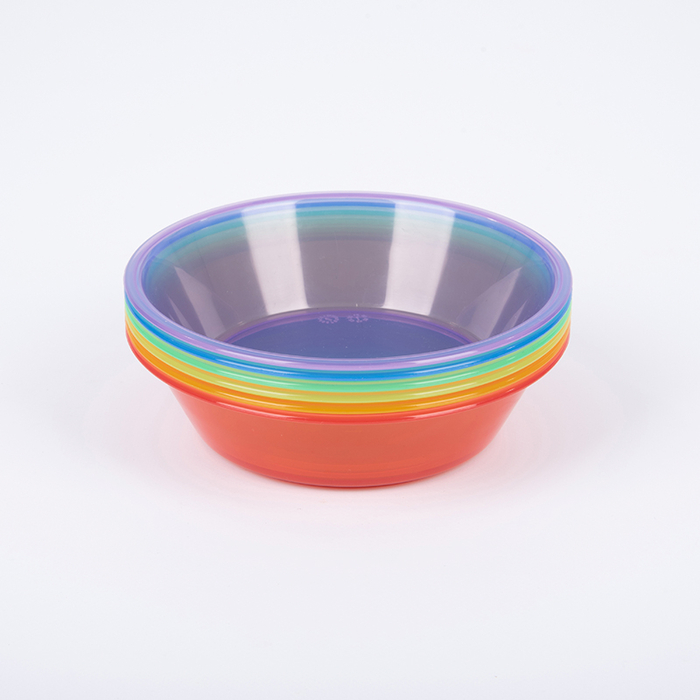 Translucent Colour Sorting Bowls, 6 pcs