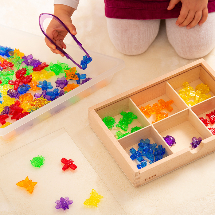 Translucent Colour Bugs, 96 pcs