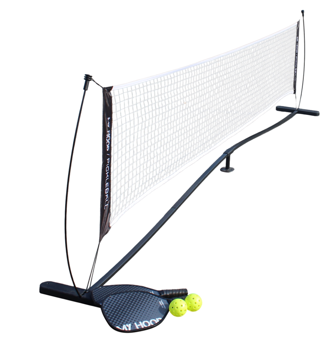 Pickleball Set with Net - Black