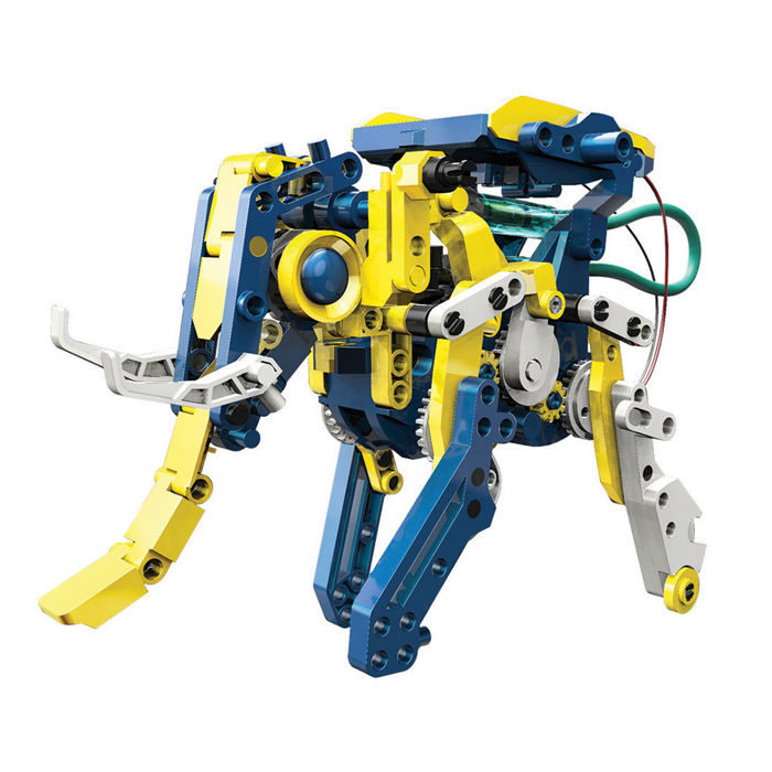 12-in-1 Solar/Hydraulic Construction Kit, 230 pcs