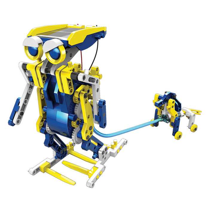 12-in-1 Solar/Hydraulic Construction Kit, 230 pcs