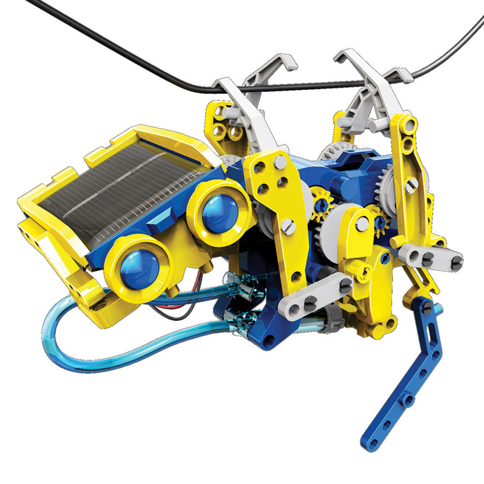 12-in-1 Solar/Hydraulic Construction Kit, 230 pcs