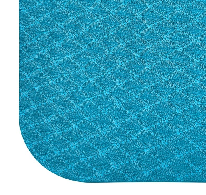 Yoga Mat 183x61 cm - Blue/Grey