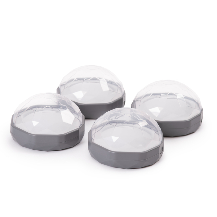 Interactive Recordable Light-Up Domes, 4 pcs