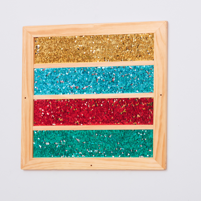 Mark Making Sequin Stripe Board, 1 pc