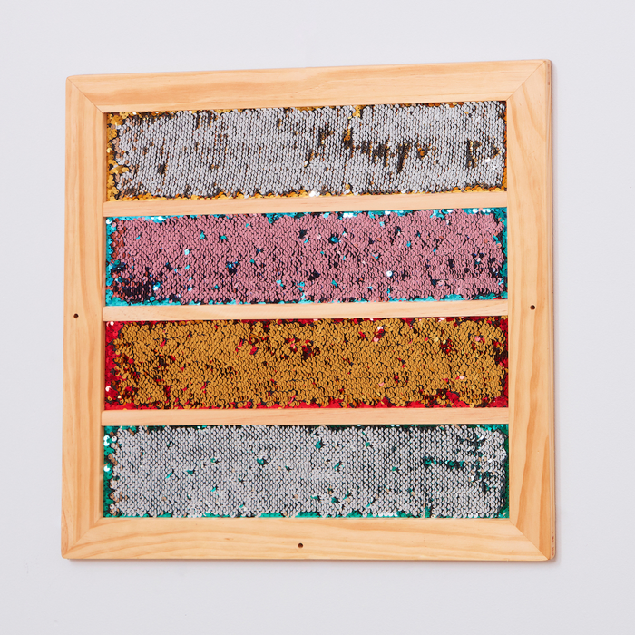 Mark Making Sequin Stripe Board, 1 pc