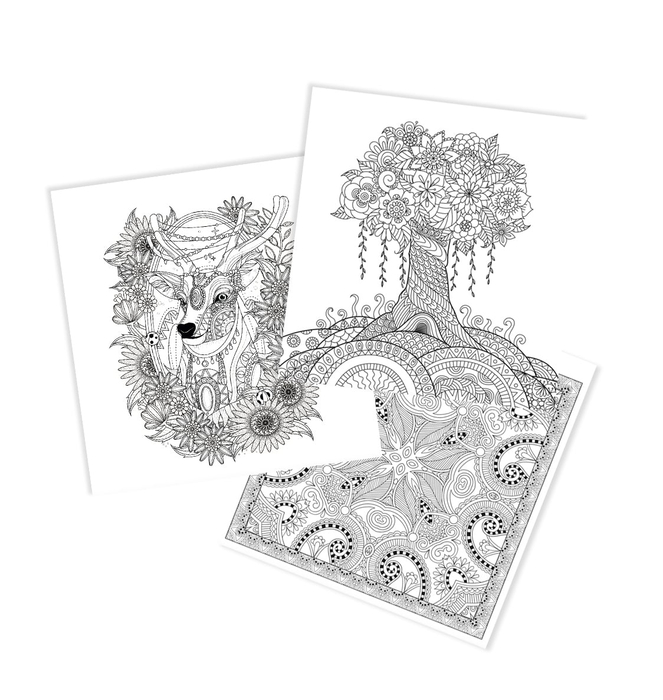 Mindfulness Colouring Book, 30 pages