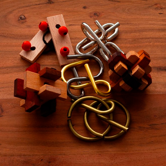 Brain Teasers 6-in-1 Puzzles