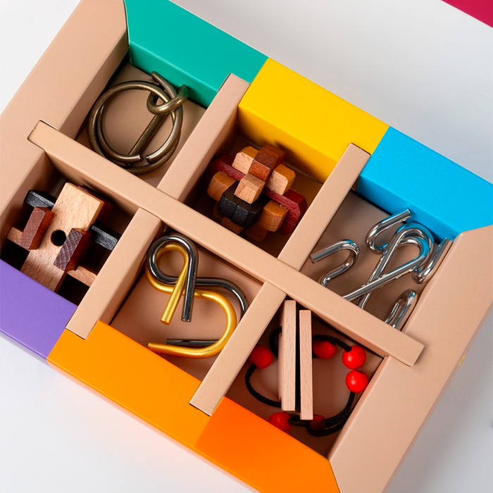 Brain Teasers 6-in-1 Puzzles
