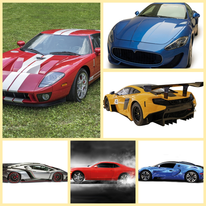 Torch Projector with Slides - Super Cars