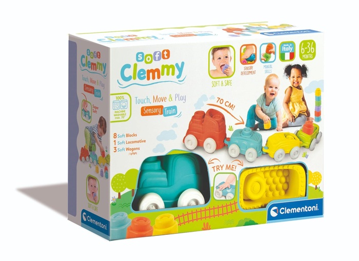 Sensory Train with Clemmy Soft Blocks