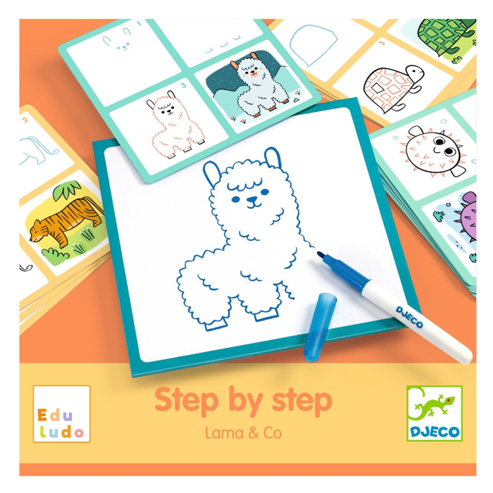 Learn to Draw - Lama & Co, Step by Step