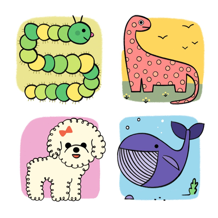 Learn to Draw - Lama & Co, Step by Step