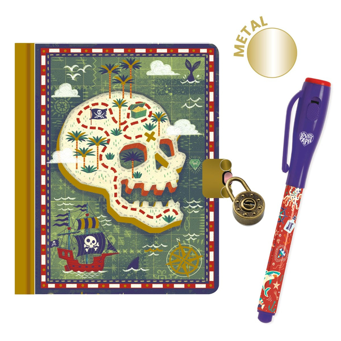 Diary with Lock and Magic Pen - Steve