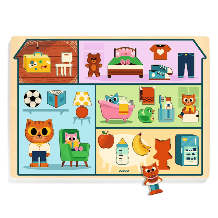 Puzzle with 22 pcs - My House