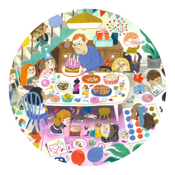 Observation Puzzle with 54 pcs - Birthday Party