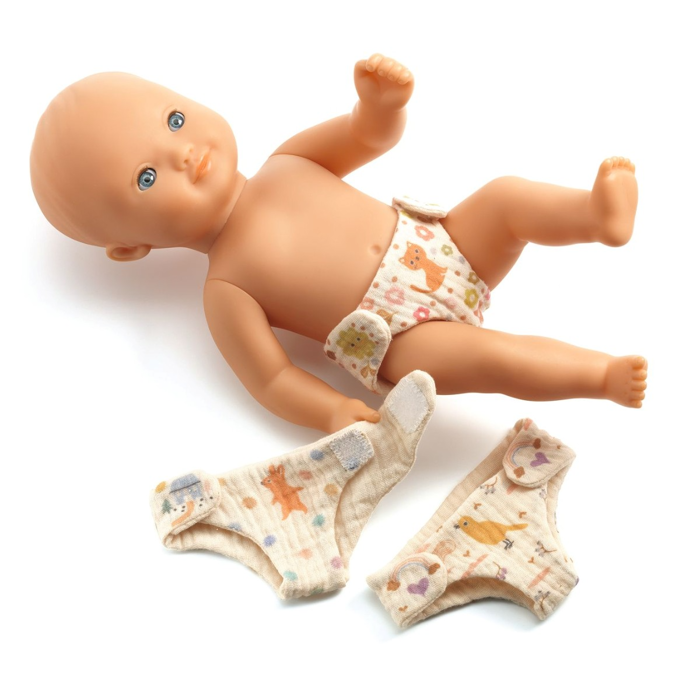 Pomea Doll Accessories - Diapers, 3 pcs