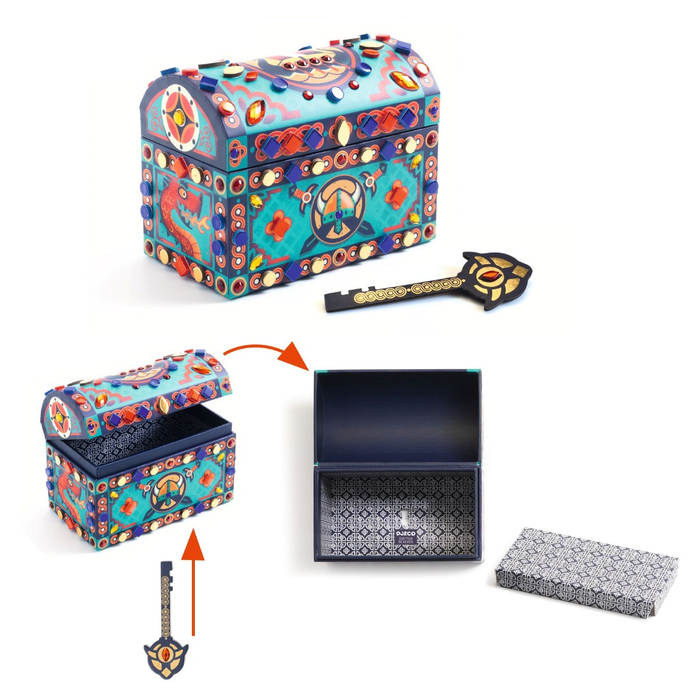 DIY Treasure Chest, Blue
