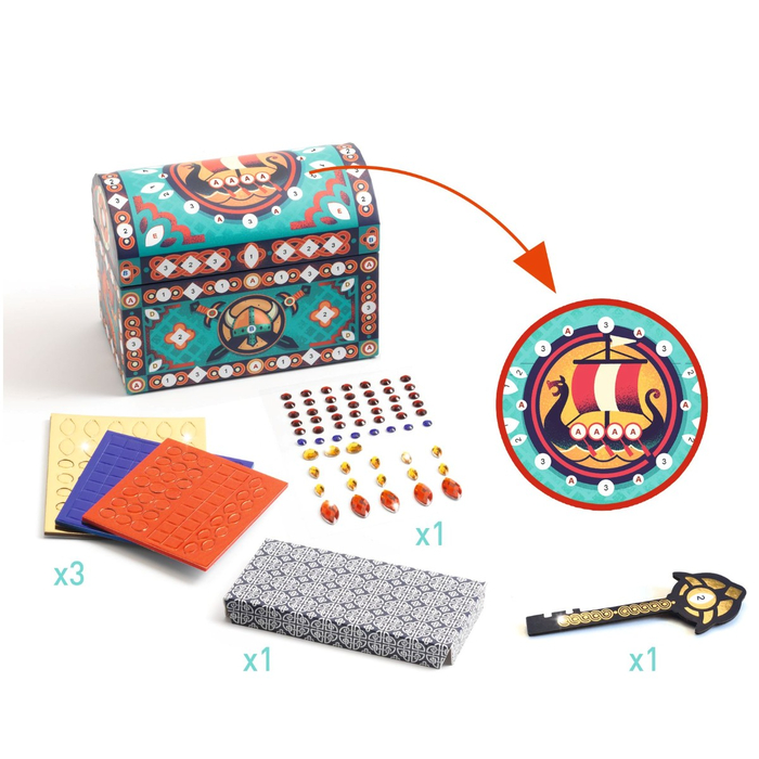DIY Treasure Chest, Blue